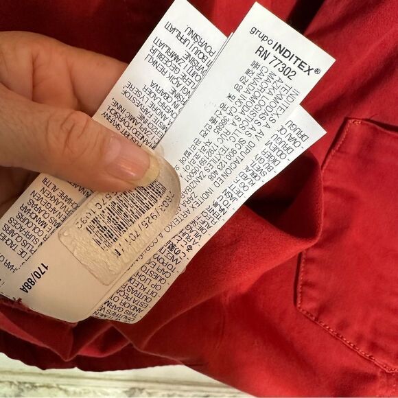 Zara Red Mini Dress - Picture 6 of 9